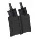 Tac Shield Double Speed Load Rifle Molle Pouch, Black T3507BK