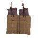 Tac Shield Double Speed Load Rifle Molle Pouch, Coyote T3507CY
