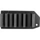 TacStar 4-Shot Sidesaddle Carrier, Hunter Black, Remington 870, 1100 &amp; 11-87, 20 Gauge