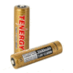 Tenergy T35P 3.6V 3500mAh 12.6wh Li-Ion Rechargeable Battery,Gold,Pack of 2 w/Carrying Case, 31777