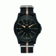 Traser Sand, Textile- Sand/Black Strap, Black/Sand, 45mm, 100232