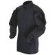 TRU-SPEC 1/4 Zip Tactical Response Shirt - Men's, Small, Regular, Black/Black, 2566003