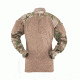 Tru-Spec 1/4 Zip Tactical Response Combat Shirt 50/50 Nylon/Cotton Rip-Stop, MultiCam/Coyote, XSmall Regular 2541002