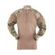 Tru-Spec 1/4 Zip Tactical Response Combat Shirt - Men's, 50/50 Nylon/Cotton Rip-Stop, MultiCam/Coyote, Extra Large, Long, 2541026