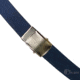 5ive Star Web Belt, Navy, w/ Sil Bkle 54in. 4140000