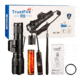 TrustFire R8 1800 Lumens Rail Mount Tactical LED Flash Light, Black, R8