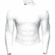 Under Armour Men's ColdGear Longsleeve Mock - White Color 1000512-100