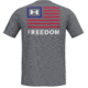 Under Armour Freedom Banner T-Shirt - Men's, Steel Light Heather, Small, 1370818035SM