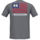 Under Armour Freedom Banner T-Shirt - Men's, Steel Light Heather, Small, 1370818035SM
