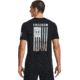 Under Armour Freedom Flag Camo T-Shirt - Men's, Black, Extra Large, 1343564003XL