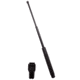 Campco Expandable Hardened Steel Baton, 21in, Anti-Slip Rubber Grip, Black, UZIEXB21