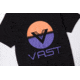 Vast Fade Short Sleeve T-Shirt, Black, Extra Large, B3268-Black-XL