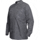 Vertx Phantom Ops L/S Zipper Shirt- Smoke Grey Ripstop 65% Poly/35% Cotton, Large-Short VTX8720SMG-LARGE-SHORT