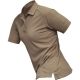 Vertx Women's Coldblack Short Sleeve Polo Shirt, Tan, Size Extra Small VTX4010TNP-XSMALL