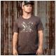 Vortex Camo Logo Short Sleeve T-Shirt - Mens, Brown Heather, Medium, 120-15-BRHM