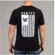 Vortex Salute Short Sleeve T-Shirts - Mens, Black, L, 121-14-BLKL