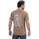 Vortex Salute Short Sleeve T-Shirts - Mens, Coyote Heather, M, 121-14-CHEM