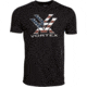 Vortex Stars and Stripes Short Sleeve T-Shirts - Mens, Black, 4X, 121-13-BLK4X