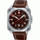 Wenger AeroGraph Cockpit Mens Brown Rectangle Dial w/ Brown Strap 72423