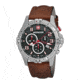 Wenger Squadron Chrono Black Dial Brown Leather Strap 77051
