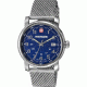 Wenger Urban Classic Blue Sunray Textured Dial, Stainless Steel Mesh Bracelet 1041.107