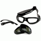 USED Wiley X SG-1 Goggle -2 Lens Package, 1 Matte Black Frame w/Smoke Grey,Clear Lens, SG-1M Asian Fit, EDEMO1