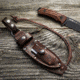 WOOX Rock 62 Genuine Leather High-End Sheath, Brown, BU.SHT001.01