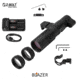 Z-Bolt Blazer LEP Weapon Light - 18350 - Cable Port &amp; Arms Mount, Black, LEP-18350-PORT-BLK-PHCF-17S