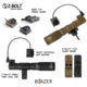 Z-Bolt Blazer LEP Weapon Light - Dual Fuel - Cable Port Switch, Black, LEP-18650-PORT-BLK-PHCF
