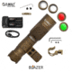 Z-Bolt Blazer LEP Weapon Light and ARMS Mount - SBR, SMG - 18350, Black, LEP-18350-BLK-PHCF-17S