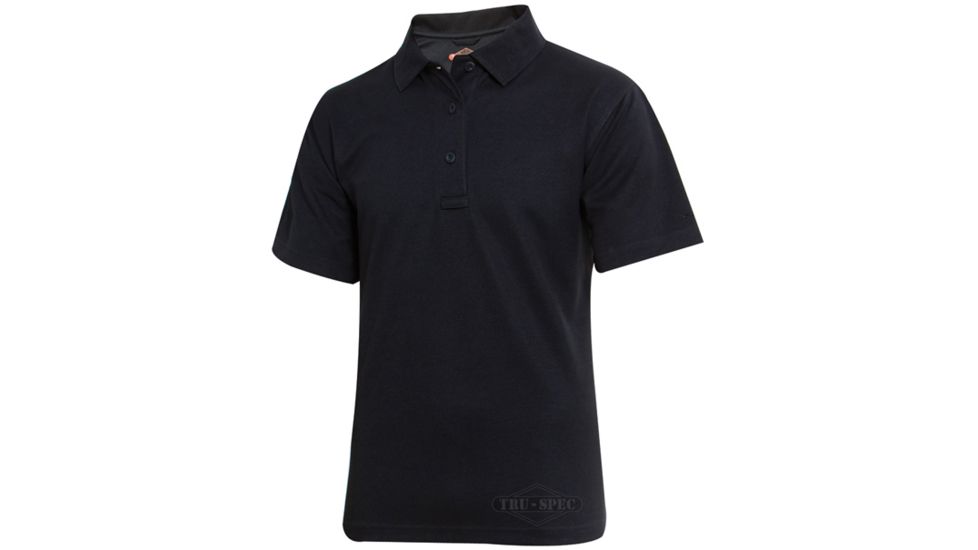 24 7 Series 4328006 Mens Short Sleeve Polo Shirt Black