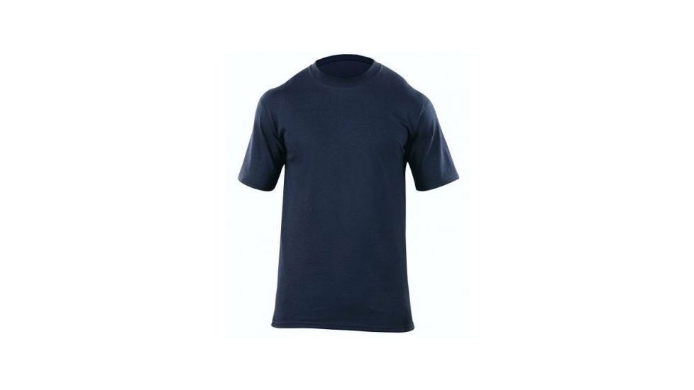 5.11 Tactical Station Wear Short Sleeve T-Shirt - Men's, Fire Navy, S, 40050-720-S