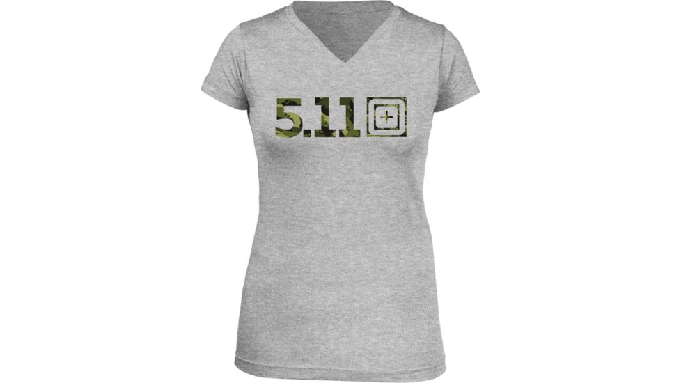 5.11 Tactical Women's Urban Assault T-Shirt, Heather Grey, S 31004AI-16-S