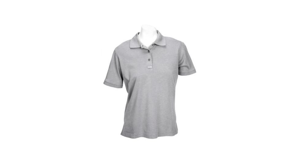 5.11 Tactical Tactical Short Sleeve Polo - Women's, Heather Grey, S, 61164-016-S