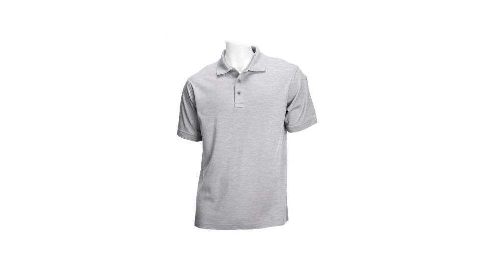 5.11 Tactical Tactical Short Sleeve Polo - Men's, Heather Grey, 3XL, 71182-016-3XL