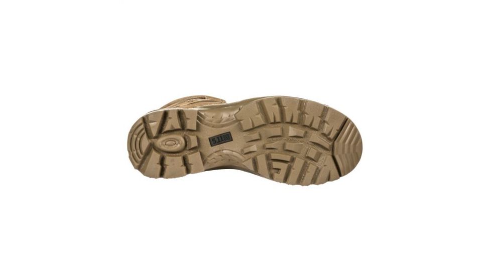 5.11 Tactical A.T.A.C. 2.0 6in Side Zip Desert Boot - Mens, Wide, Dark Coyote, 10.5 12395-106-10.5-W