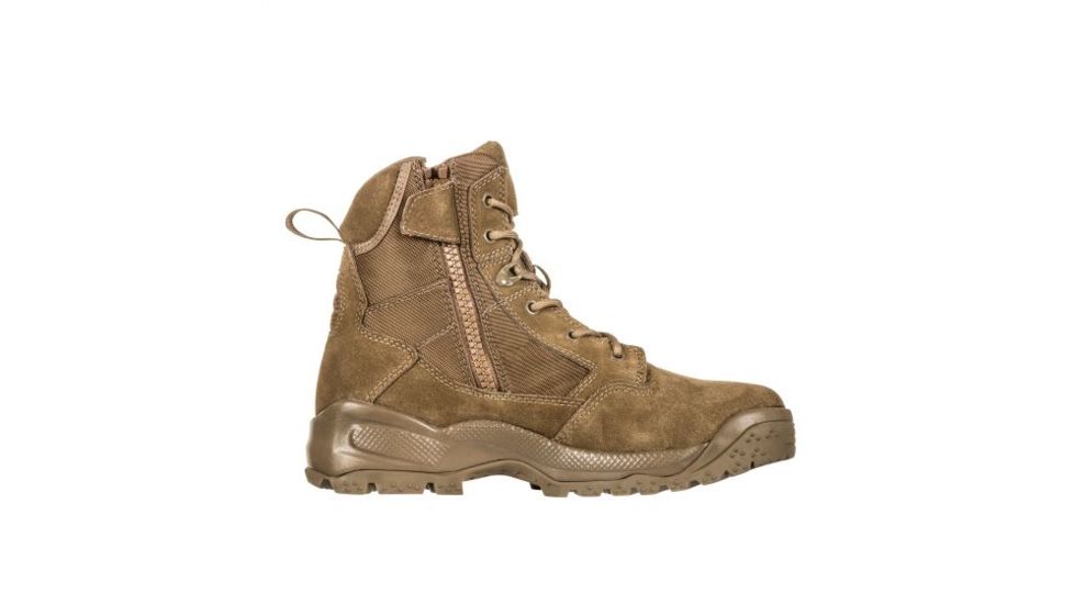 5.11 Tactical A.T.A.C. 2.0 6in Side Zip Desert Boot - Mens, Wide, Dark Coyote, 10.5 12395-106-10.5-W