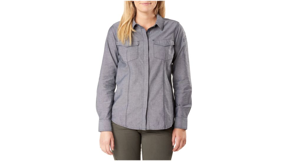 5.11 Tactical Athena L/s Shirt, Black - 62386-019-XL