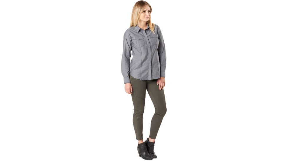 5.11 Tactical Athena L/s Shirt, Black - 62386-019-XL
