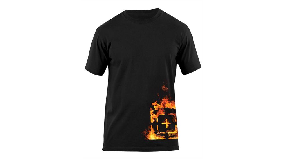 5.11 Tactical Fire Scope Logo T Shirt - Black - S 41006AI-019-S