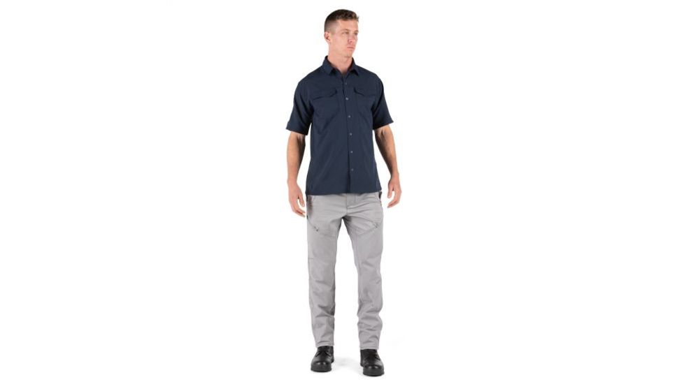 5.11 Tactical Freedom Flex Woven Short Sleeve Shirt - Men's, Peacoat, 2XL, 71340-787-2XL