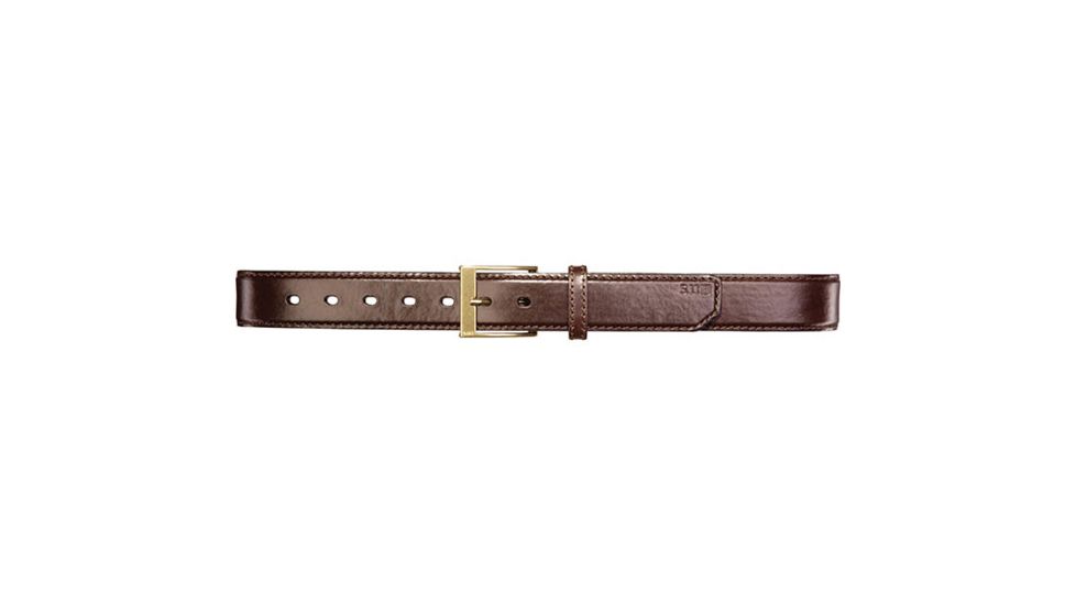 5.11 Tactical 1.5in Leather Casual Belt, Plain - Men's, Classic Brwn, 4XL, 59501-109-4XL