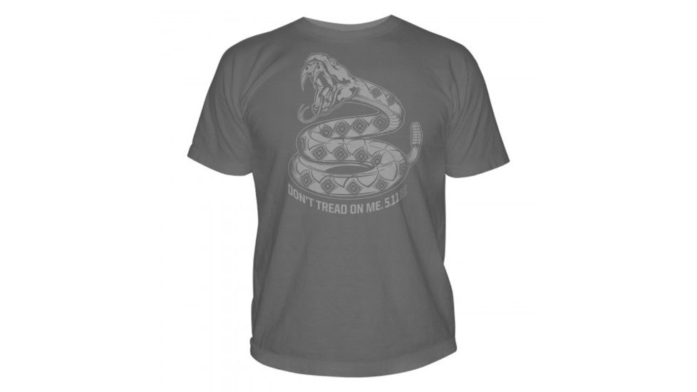 5.11 Tactical Logo T Don'T Tread On Me, Charcoal, M 41006BZ-018-M