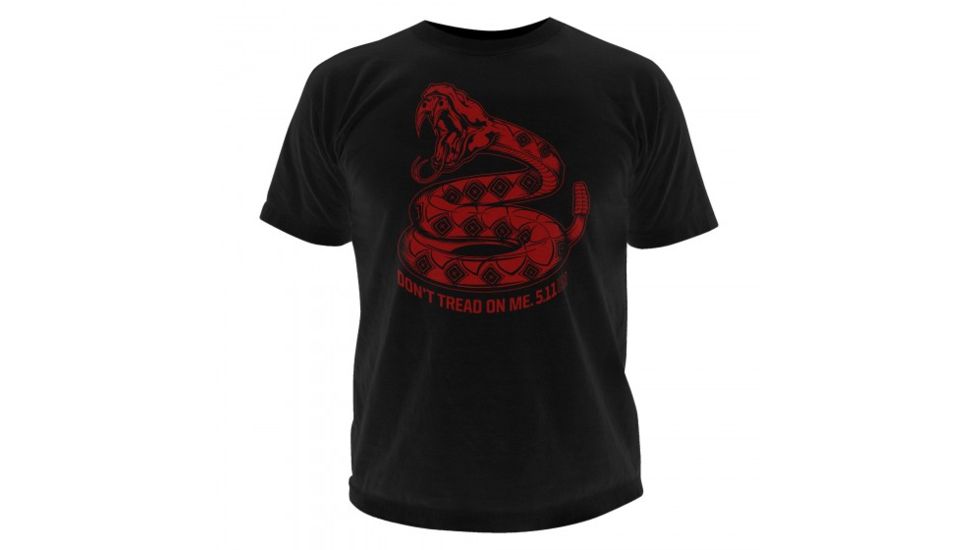 5.11 Tactical Logo T Don'T Tread On Me, Black, L 41006BZ-019-L