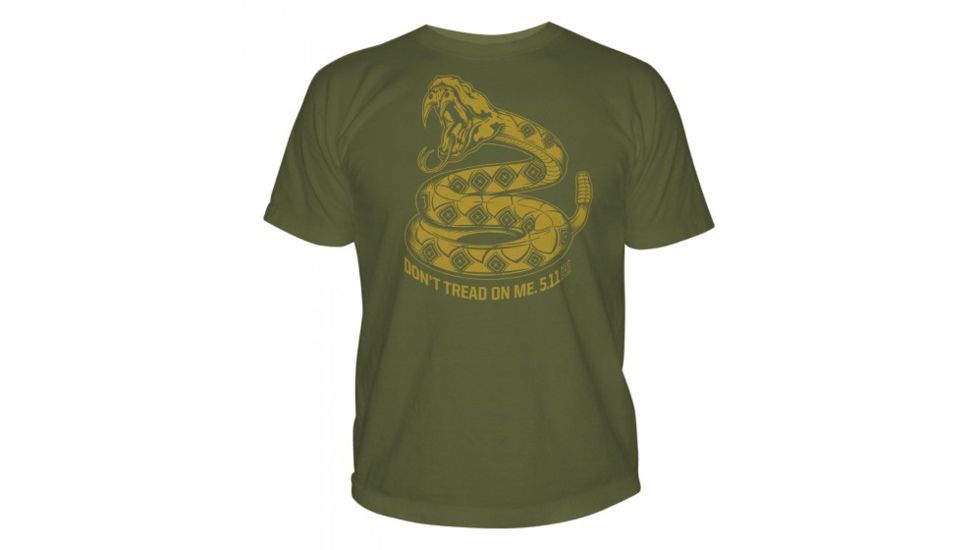 5.11 Tactical Logo T Don'T Tread On Me, Od Green, L 41006BZ-182-L