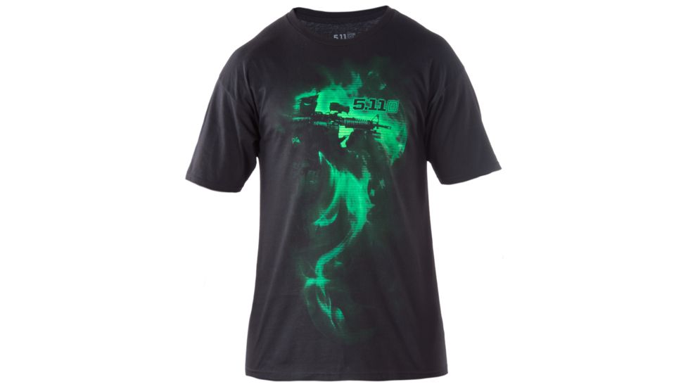 5.11 Tactical Logo T S/S Smoke 'Em, BLACK, L 41006DG019L