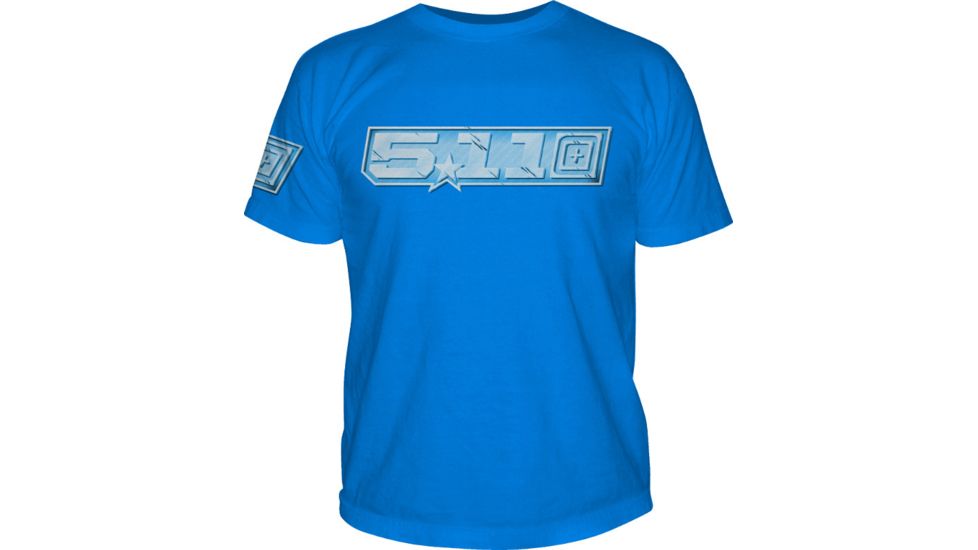 5.11 Tactical Logo TShirT Shirt Sleeve Gunmetal, Blue, L 41006BV-676-L