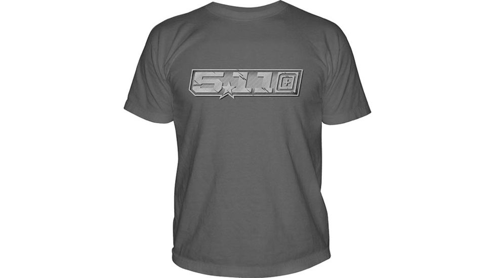5.11 Tactical Logo TShirt Short Sleeve Gunmetal, Charcoal, 2XL 41006BV-018-2XL