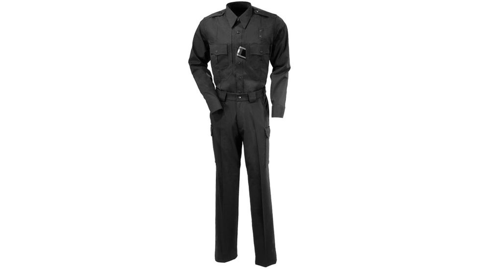 5.11 Tactical Mens B Class Shirt, Long Sleeve, Poly-Wool - Black - 4XL-S 42148-019-4XL-S