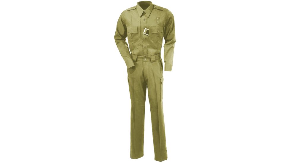5.11 Tactical Mens B Class Shirt, Long Sleeve, Poly-Wool - Silver Tan - S-R 42148-160-S-R
